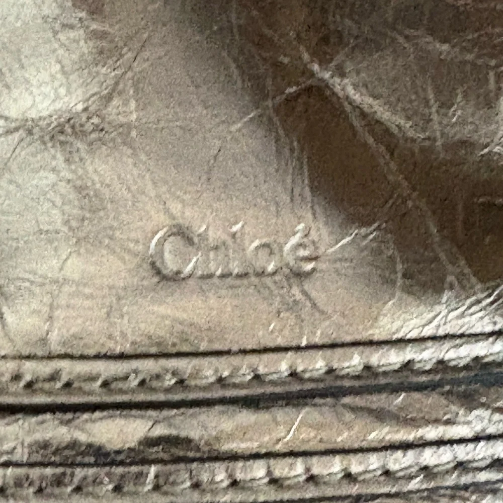 Chloe Small Marcie Metallic Bronze/Gold Crossbody Satchel, NEW - Picture 14 of 17